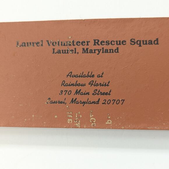 Cat’s Meow Village Laurel Volunteer Rescue Squad 2004 Shelf Sitter – Maryland - Picture 10 of 10